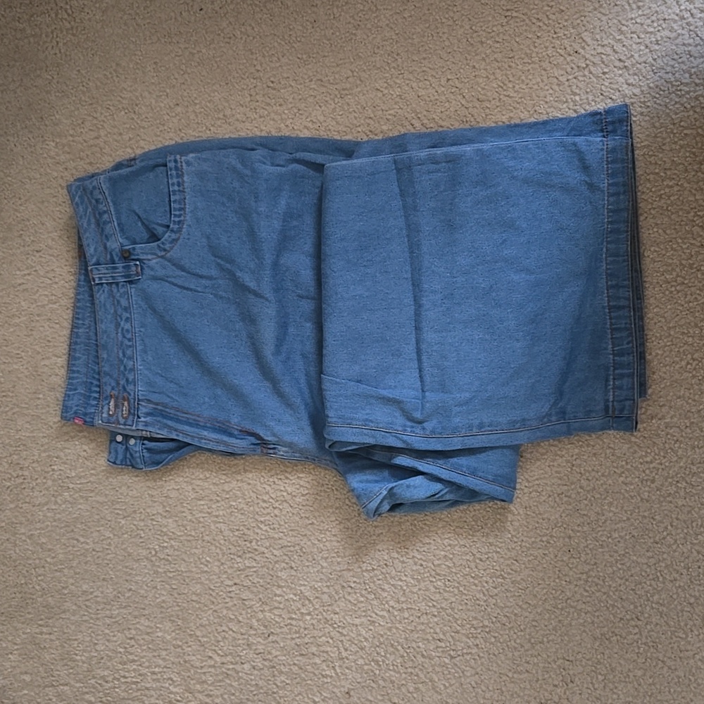 Woman within plus size 28 TALL jeans wide leg
